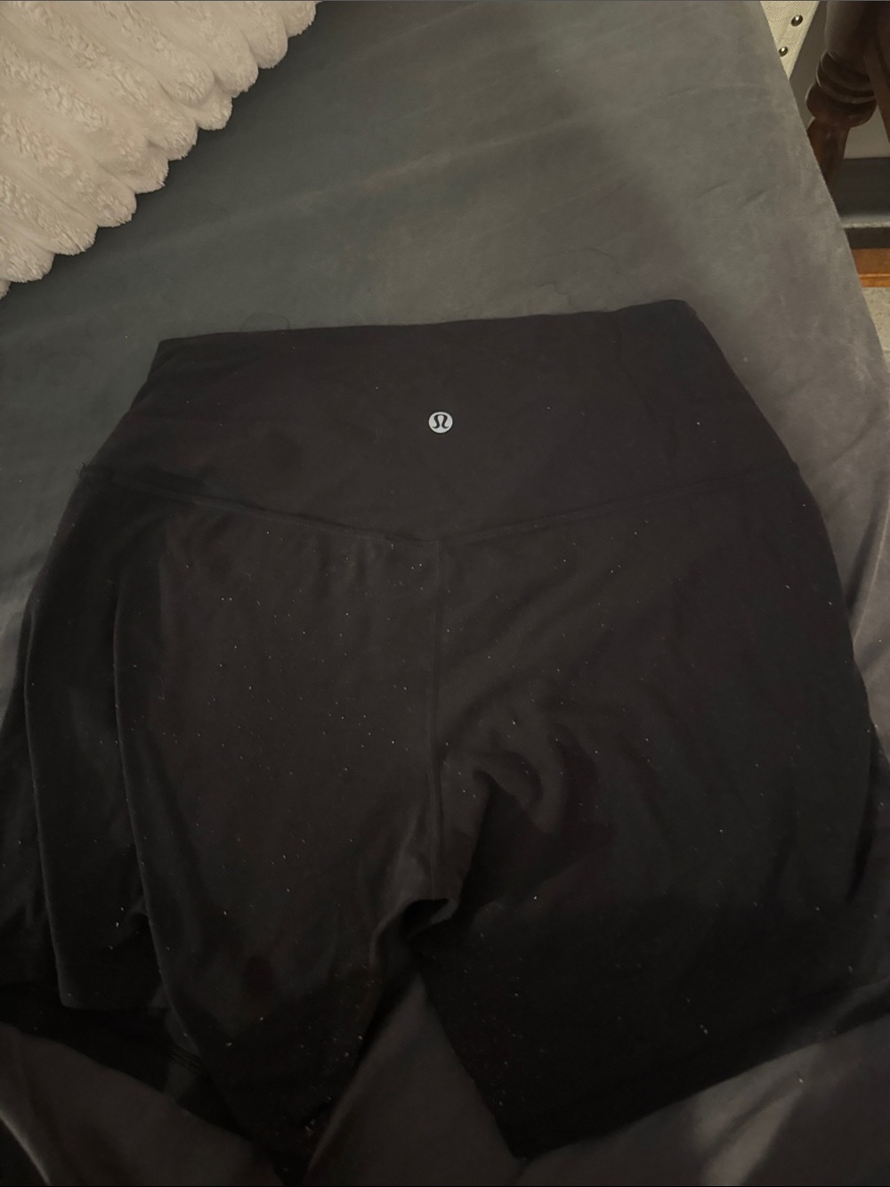 lululemon athletica Black High-Rise Athletic Shorts with Logo